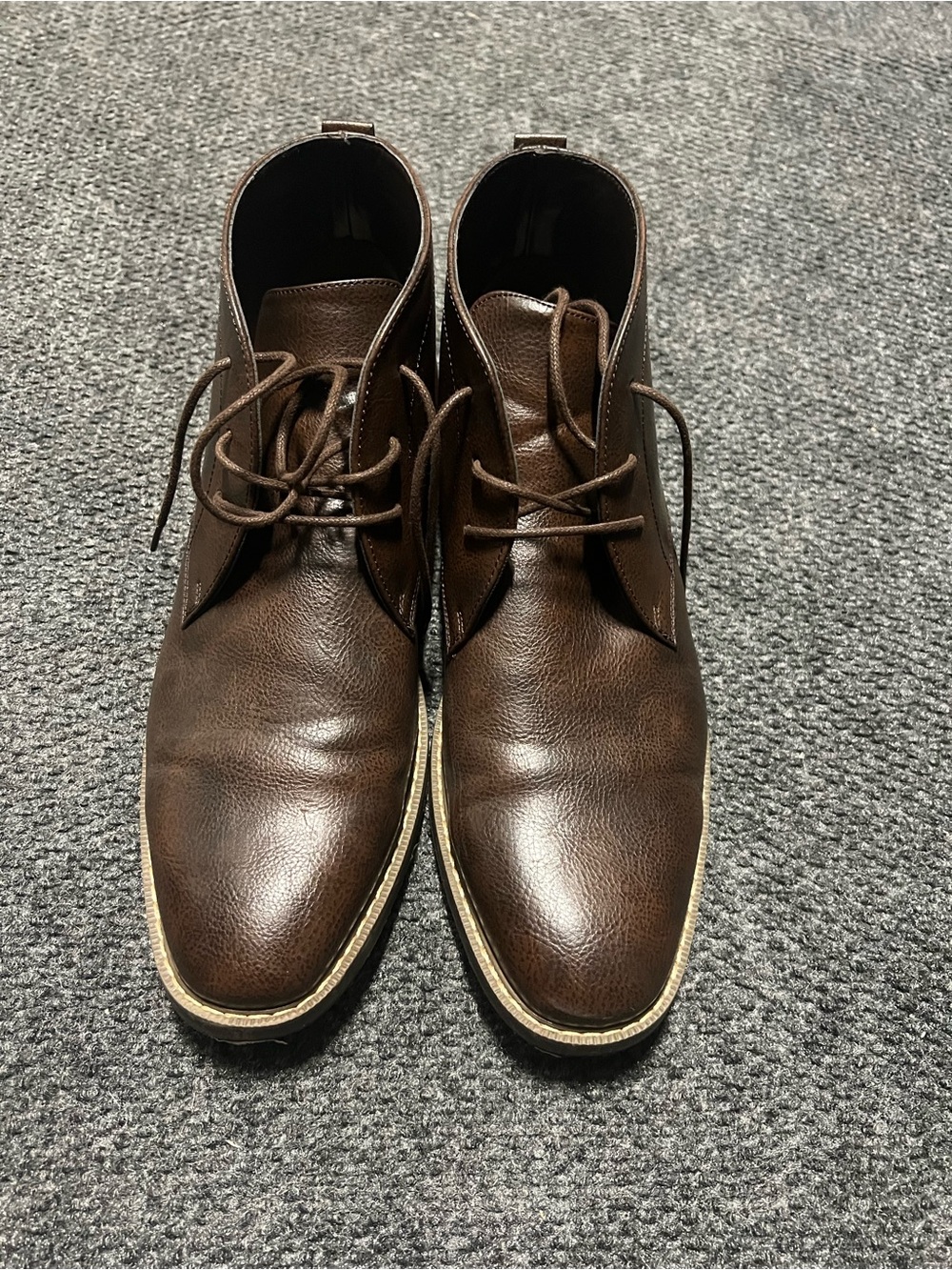 Kohl's Men's Brown Leather Chukka Boots